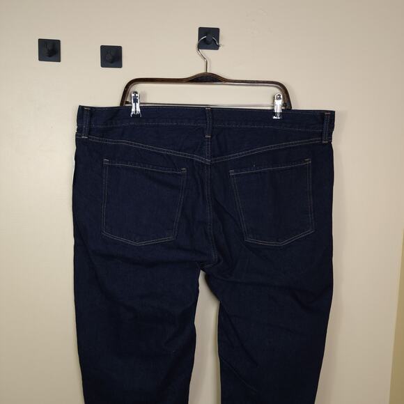 Old Navy Mid-Rise Button-Fly Slouchy Taper Black Cropped Jeans Size 18T - Picture 7 of 11